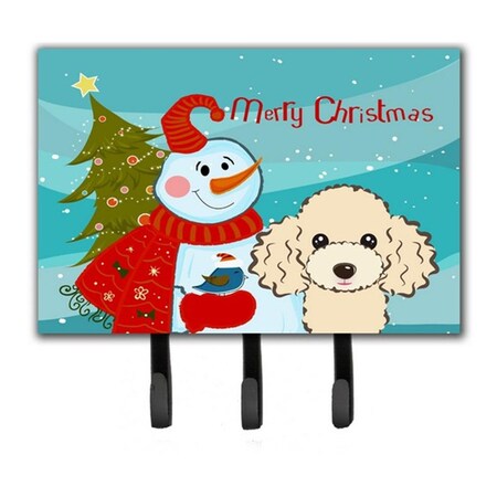 Jensendistributionservices Snowman With Buff Poodle Leash & Key Holder MI2088688